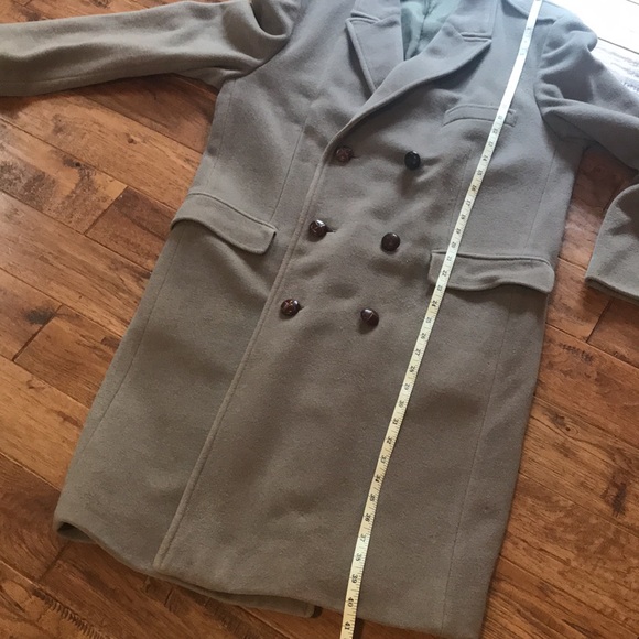 Vintage Wool Teller Coat Hungary Made 41 L - Picture 12 of 13